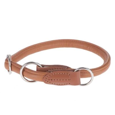 HUNTER Round & Soft Dog Collar - Cognac 4 HUNTER Round & Soft Dog Collar - Cognac - Image 4