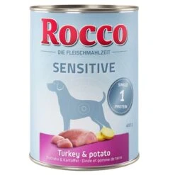 Rocco Sensitive Saver Pack 24 X 400g -Perfect Care Shop etikett rocco nf sensitive 400g truthahn 1000x1000 1