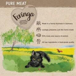 Feringa Pure Meat Kitten 6 X 200g 7 Feringa Pure Meat Kitten 6 X 200g -Perfect Care Shop feringa board kitten puremeat uk 1000x1000 0