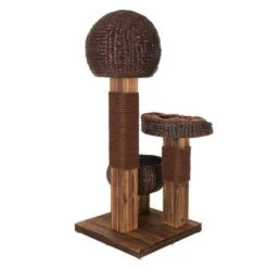 Scorched Wood Cat Tree -Perfect Care Shop kratz 59370 3 5