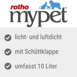 Rotho MyPet Cody Pet Food Container -Perfect Care Shop mypet cody tierfutterbeh lter usps 0
