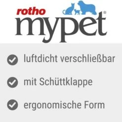 Rotho MyPet Flo Pet Food Bulk Tin -Perfect Care Shop mypet flo tierfutter sch ttdose usps 6