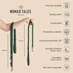 Nomad Tales Blush Dog Leash, Taupe -Perfect Care Shop nomad tales blush leine usps 7