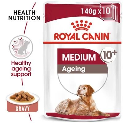 Royal Canin Medium Ageing 10+ In Gravy 1 Royal Canin Medium Ageing 10+ In Gravy