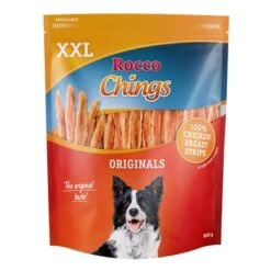 900g/1kg Rocco Chings Originals XXL Pack Dog Snacks - Special Price!* -Perfect Care Shop rocco chingsoriginals chickenstrips 900g 1000x1000 6