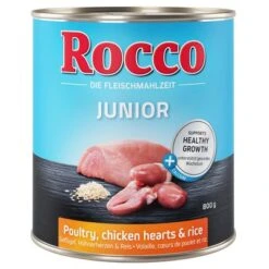 Rocco Junior Saver Pack 24 X 800g 8 Rocco Junior Saver Pack 24 X 800g -Perfect Care Shop rocco junior poultry 800g 1000x1000 7