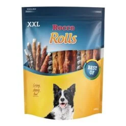 900g/1kg Rocco Chings Originals XXL Pack Dog Snacks - Special Price!* -Perfect Care Shop rocco rolls bestof xxl 1000x1000 9