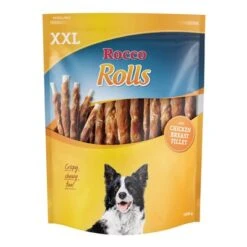 900g/1kg Rocco Chings Originals XXL Pack Dog Snacks - Special Price!* -Perfect Care Shop rocco rolls xxl chicken 1000x1000 1