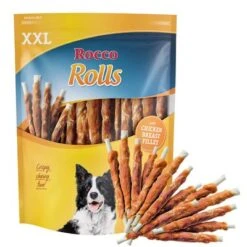 Rocco Rolls Chew Sticks - XXL Pack -Perfect Care Shop rocco rolls xxl chicken 1000x1000 snacks 3