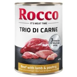 Rocco Classic Trio Di Carne 6 X 400g -Perfect Care Shop rocco triodicarne beeflambpoultryl 400g 1000x1000 7 1
