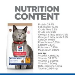 Hill's Science Plan Hill’s Science Plan Mature Adult 7+ No Grain With Chicken -Perfect Care Shop sp no grain cat ma chicken nutrition content 7