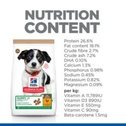 Hill's Science Plan Hill’s Science Plan Puppy <1 No Grain With Chicken -Perfect Care Shop sp no grain dog puppy chicken nutrition content 4