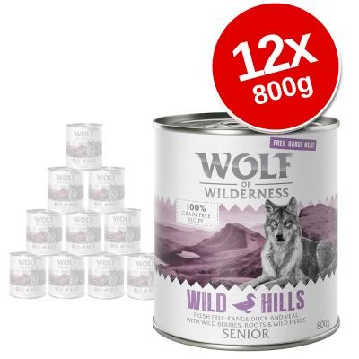 Wolf Of Wilderness Senior "Free-Range" 12 X 800g 1 Wolf Of Wilderness Senior "Free-Range" 12 X 800g