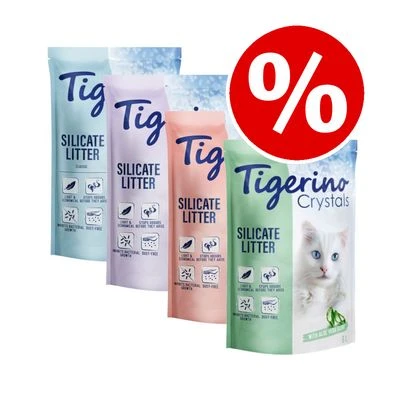 Tigerino Crystals Cat Litter Mixed Trial Pack 1 Tigerino Crystals Cat Litter Mixed Trial Pack