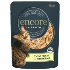 Encore Cat Broth Pouch 16 X 70g -Perfect Care Shop wcf tuna fillet whitebait broth pouch front 1