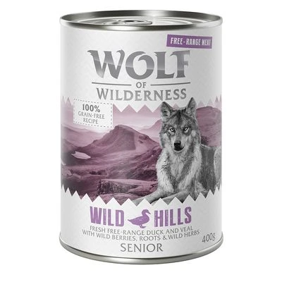 Wolf Of Wilderness Senior "Free-Range" 6 X 400g 1 Wolf Of Wilderness Senior "Free-Range" 6 X 400g