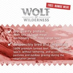 Wolf Of Wilderness Adult "Free-Range" 6 X 400g -Perfect Care Shop wow freerange wet board highvalley 1000x1000 uk 3