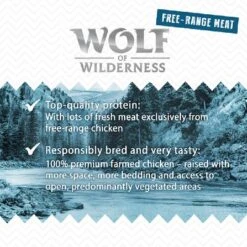 Wolf Of Wilderness Junior "Free-Range" 6 X 800g -Perfect Care Shop wow freerange wet board junior blueriver 1000x1000 uk 2
