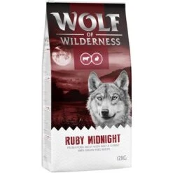 2 X 12kg Wolf Of Wilderness Dry Dog Food - Special Price!* -Perfect Care Shop wow redclassic rubymidnight frontright 12kg 1000x1000 1