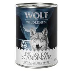 Wolf Of Wilderness Adult "The Taste Of" 6 X 400g -Perfect Care Shop wow tasteof scandinavia 400g 1000x1000 7