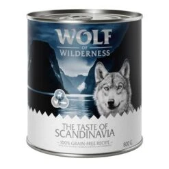24 X 800g Wolf Of Wilderness Wet Dog Food – Special Price!* -Perfect Care Shop wow tasteof scandinavia 800g 1000x1000 3