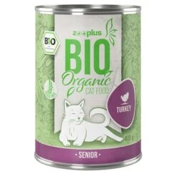Zooplus Bio Organic Senior Saver Pack 24 X 400g 7 Zooplus Bio Organic Senior Saver Pack 24 X 400g -Perfect Care Shop zooplus bio cat senior turkey 400g 1000x1000 2