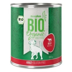 Zooplus Bio Adult Organic Saver Pack 24 X 800g -Perfect Care Shop zooplus bio dog adult beef 800g 1000x1000 1 2