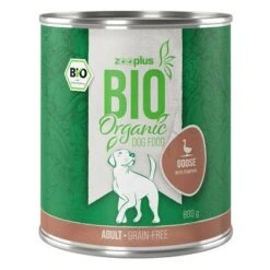 Zooplus Bio Adult Organic Saver Pack 24 X 800g -Perfect Care Shop zuuplus bio dog gf adult goose 800g 1000x1000 7